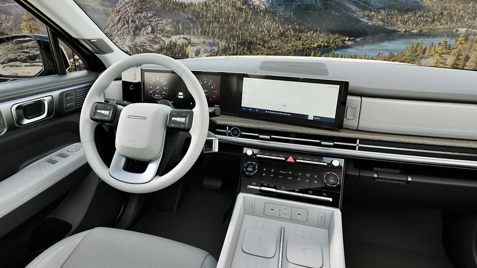360 Interior Image of the 2026 SANTA FE  Limited in Gray