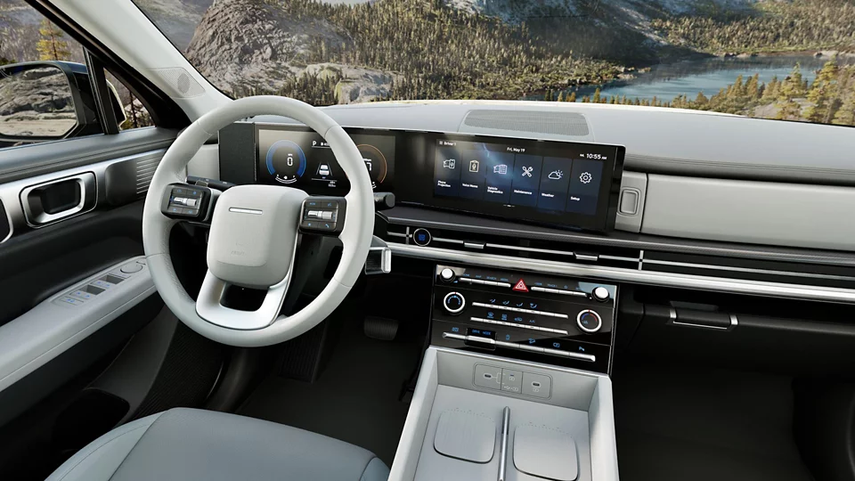 360 Interior Image of the 2026 SANTA FE  SE in Gray