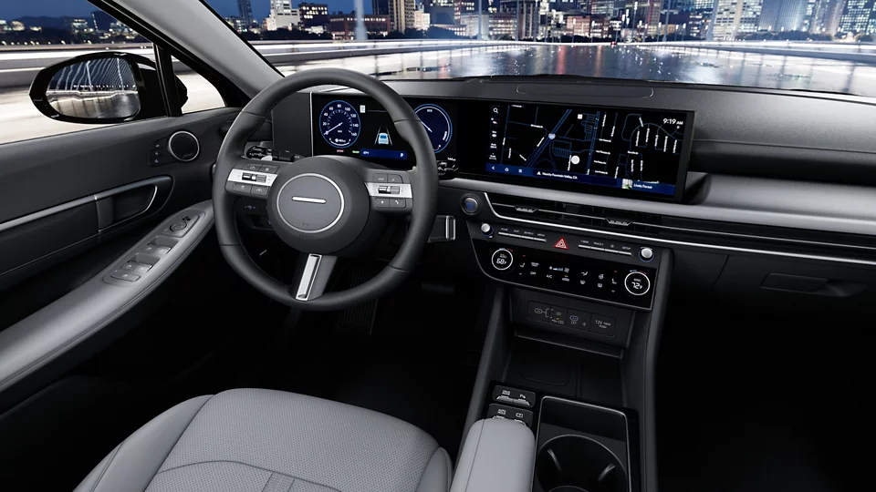 360 Interior Image of the 2026 SONATA  Limited Hybrid in Gray