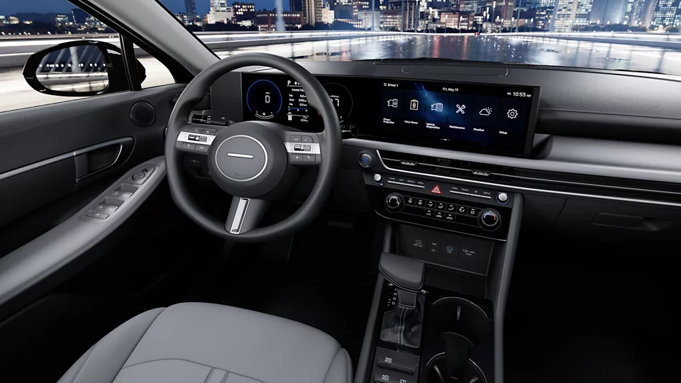 360 Interior Image of the 2026 SONATA  SE in Gray