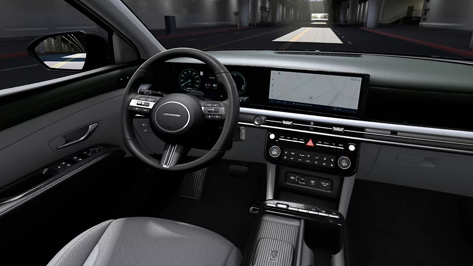 360 Interior Image of the 2026 TUCSON Plug-in Hybrid  Limited in Green with Gray