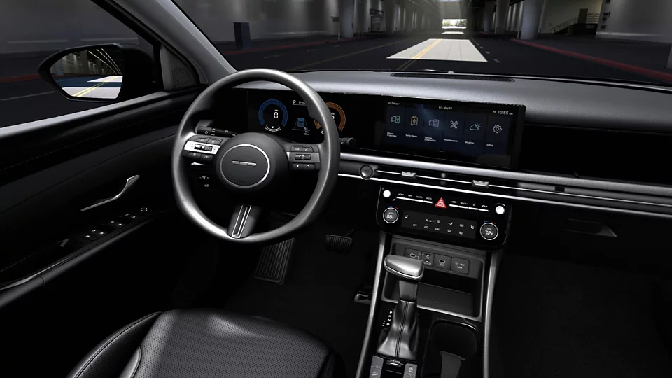 360 Interior Image of the 2026 TUCSON SEL Plus in Black
