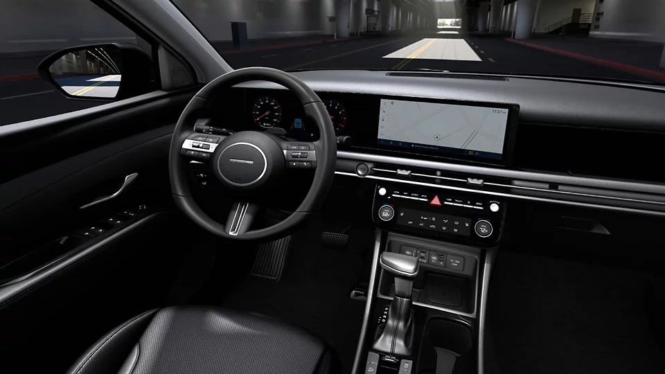 360 Interior Image of the 2026 TUCSON SEL Premium in Black