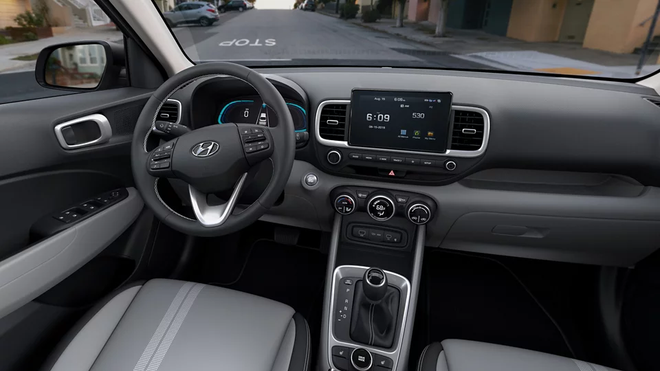 360 Interior Image of the 2026 VENUE  SEL in Gray