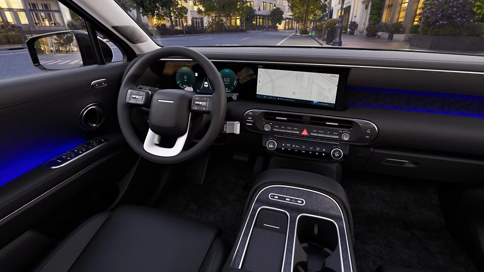 Imagen en 360° del interior del PALISADE Hybrid Limited 2027 en Negro