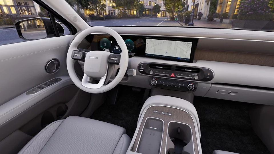 Imagen en 360° del interior del PALISADE Hybrid SEL 2027 en Gris