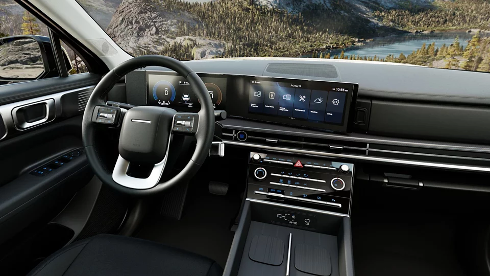 360 Interior Image of the 2027 SANTA FE SE in Black