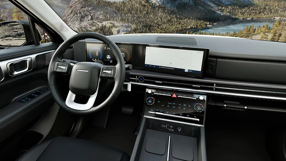 360 Interior Image of the 2027 SANTA FE XRT in Black