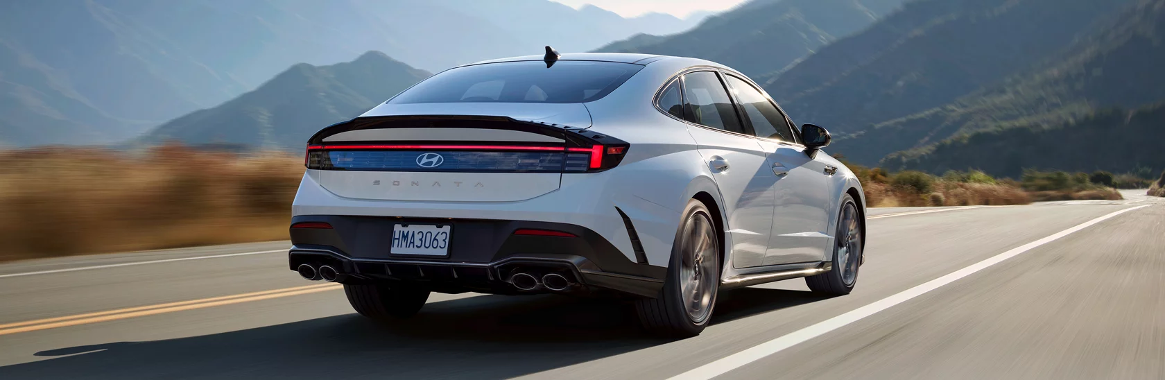 2027 Sonata rear 3/4 shot
