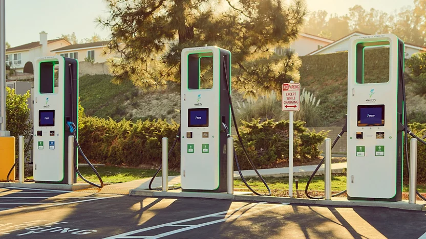 Electrify America DC fast-charging stations