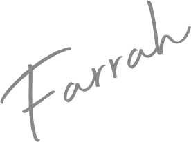 Signature that reads Farrah