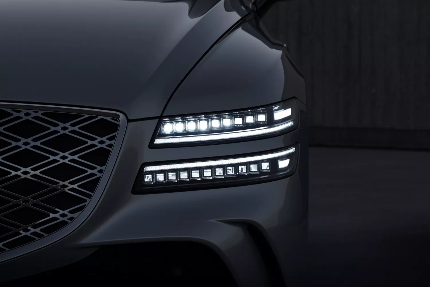 2025 Genesis G80 with Micro Lens Array LED Headlamps