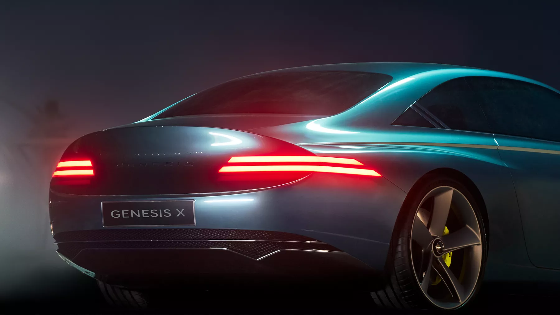 X Concept illuminated taillights.