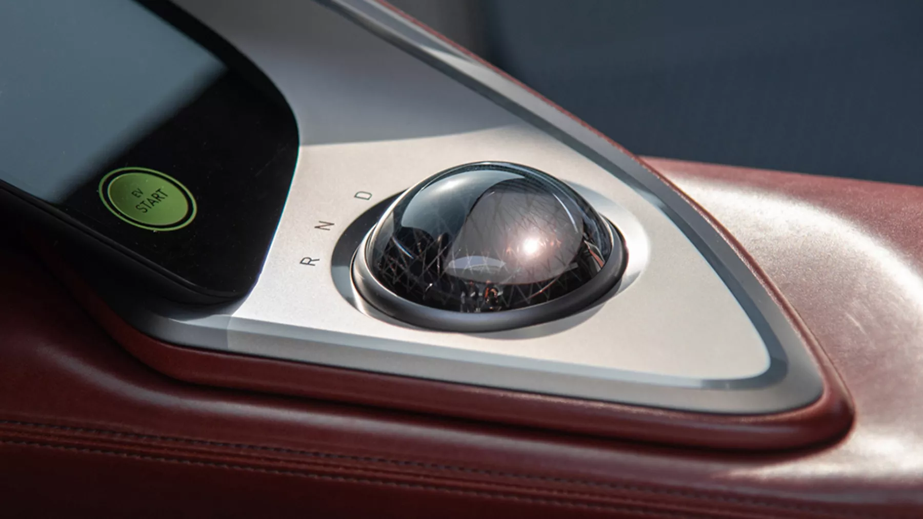 Close-up view of X Concept center console.