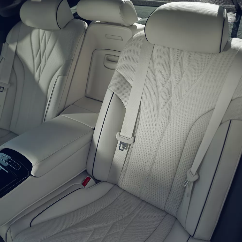 Electrified G80 rear seats.