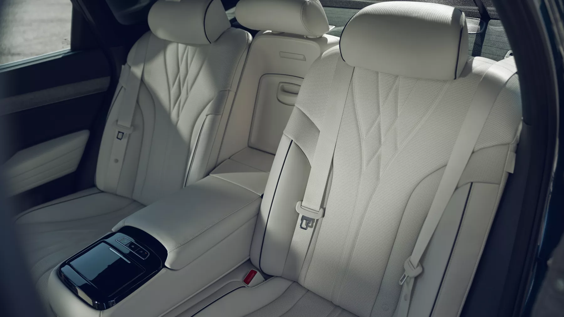 Electrified G80 rear seats.