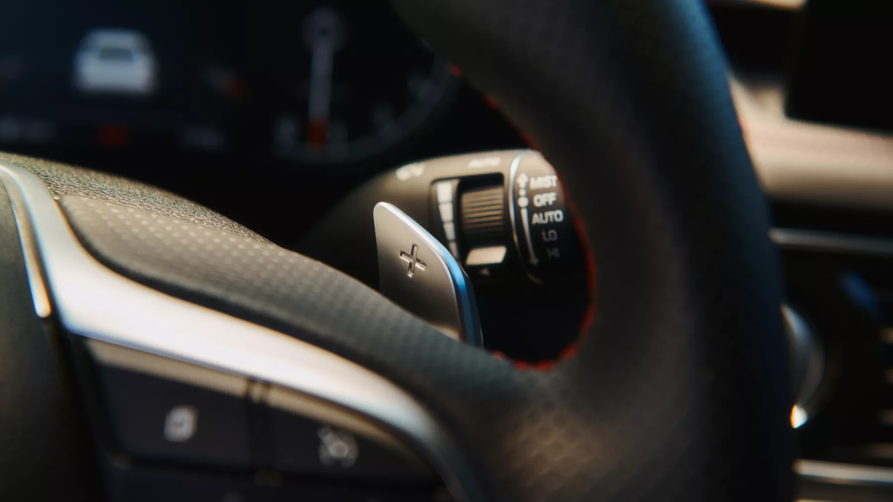 G70 steering wheel and turn signal.