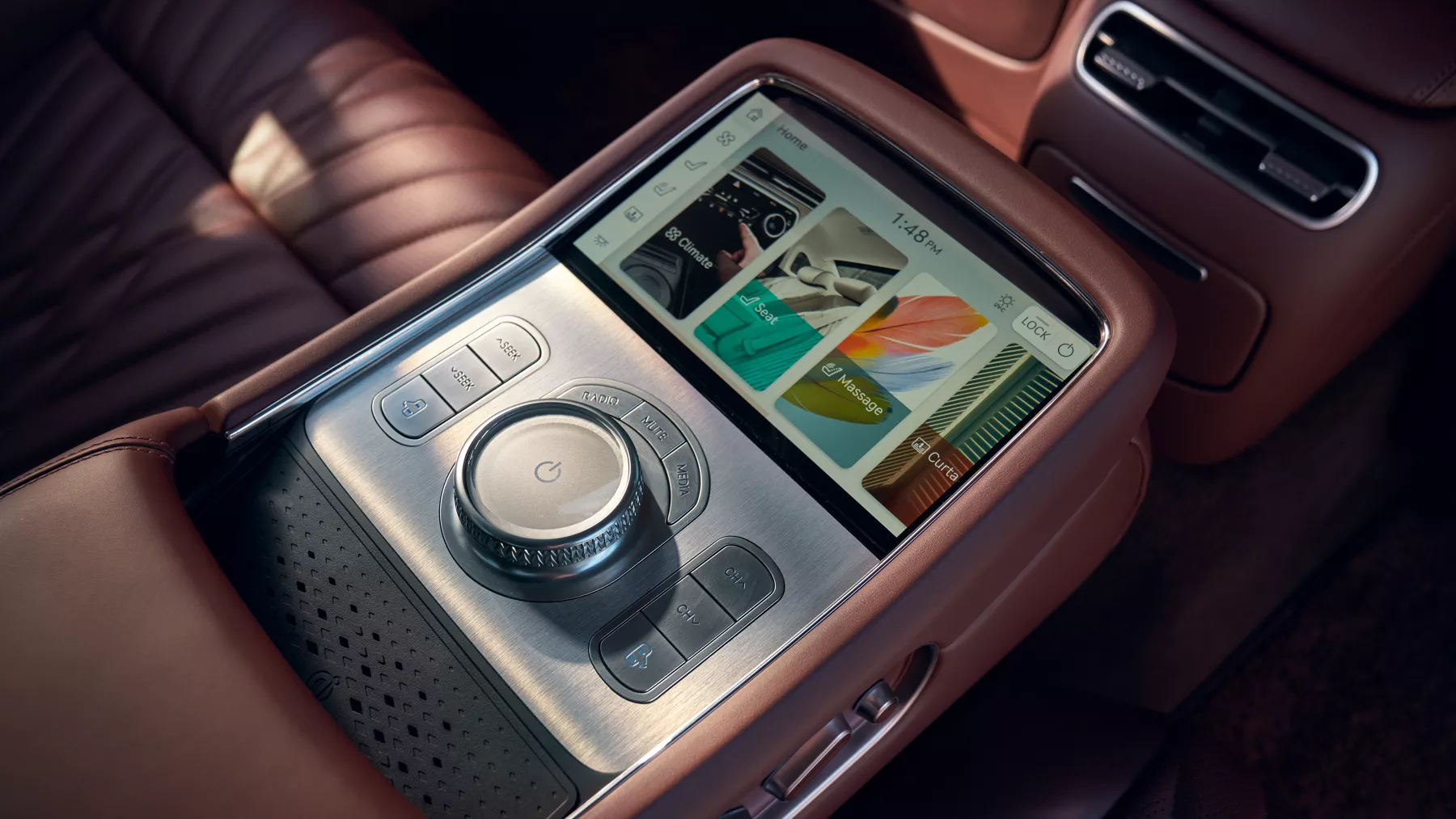 G90 center console with dial. 