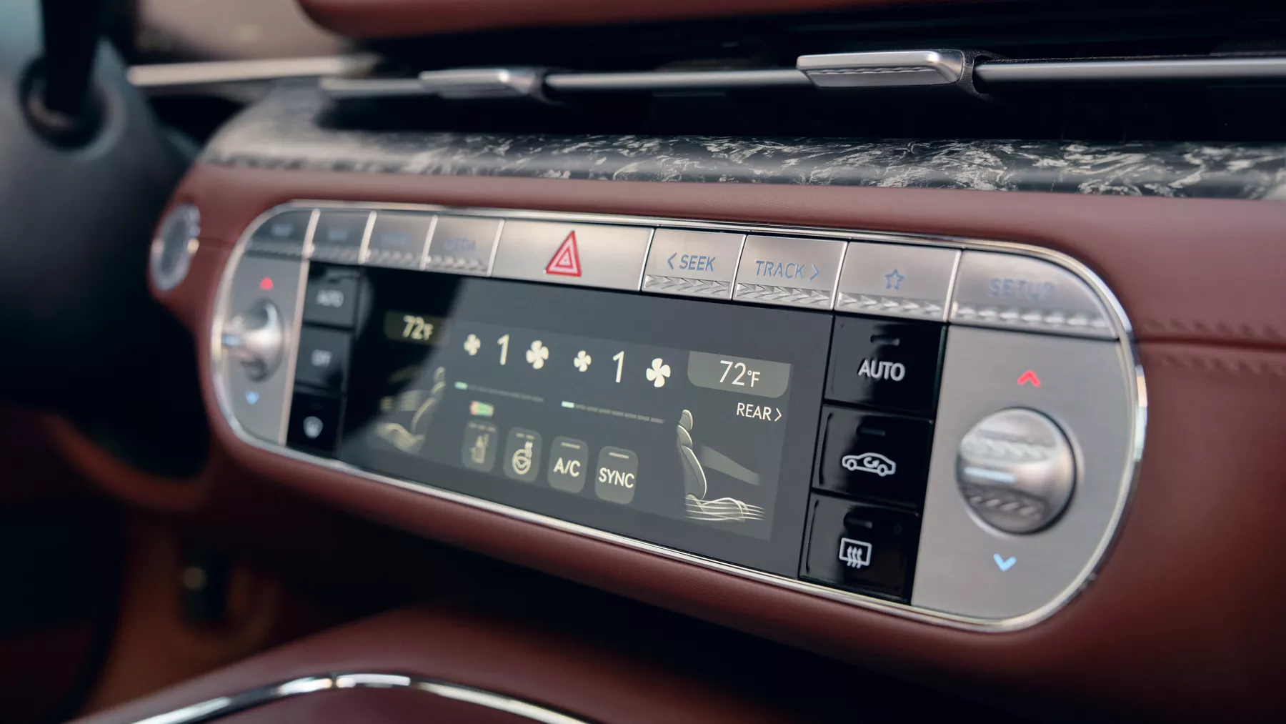 G90 air conditioning and heating controls.