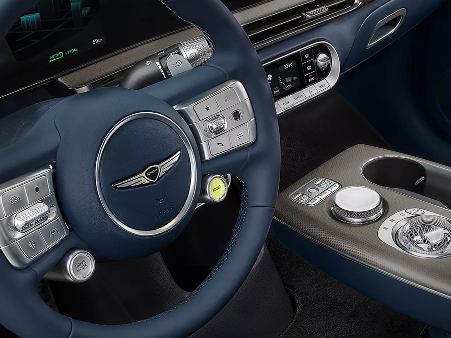 GV60 steering wheel.
