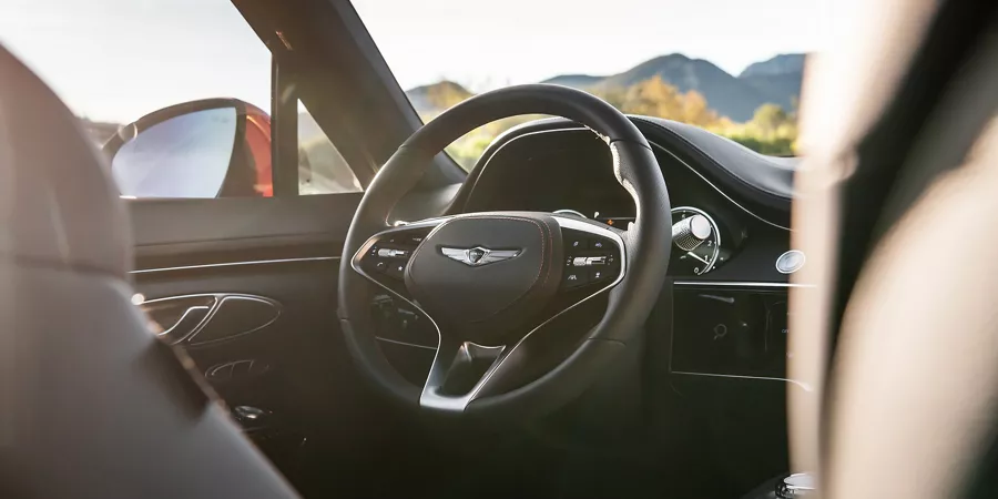 GV70 steering wheel.