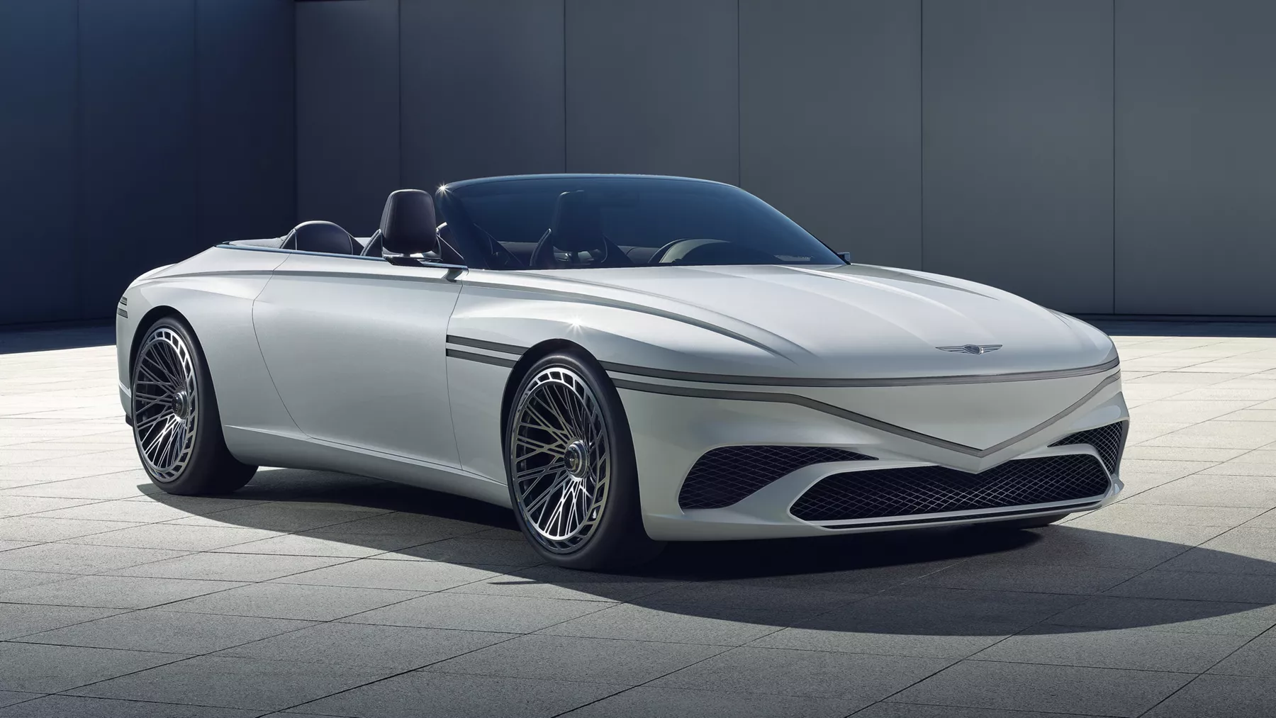 Front view of parked X Convertible Concept. 