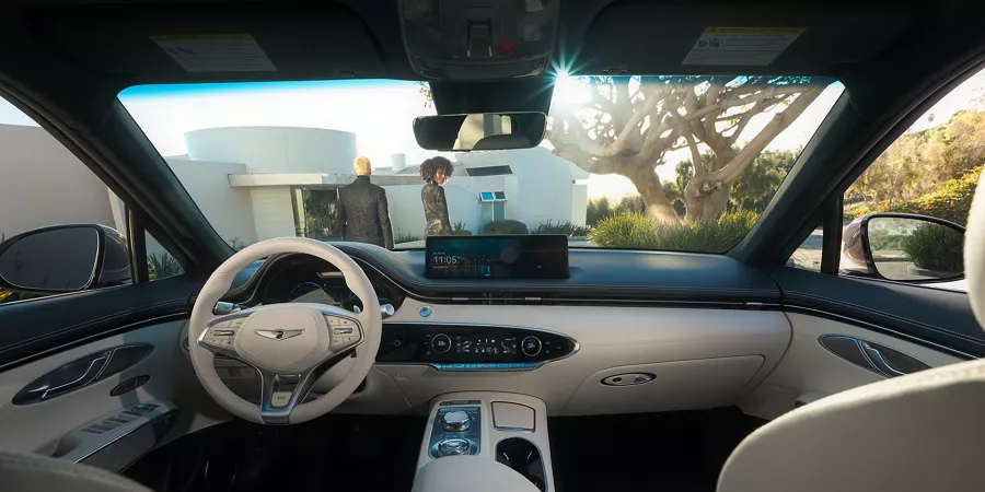 Electrified GV70 front cabin. 