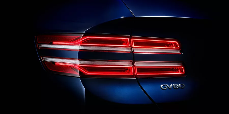 GV80 rear tail light.