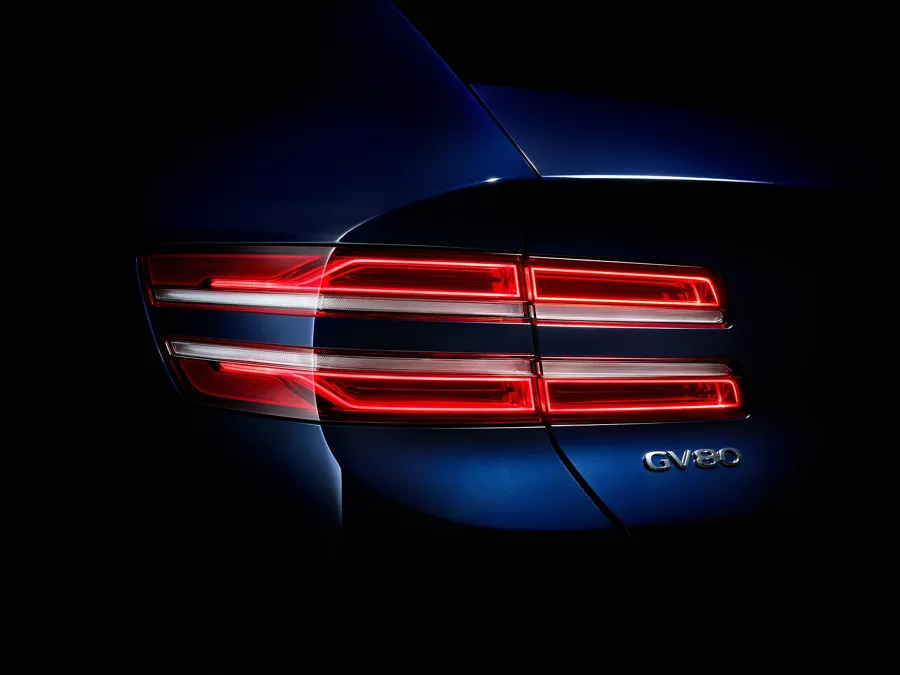 GV80 rear tail light.