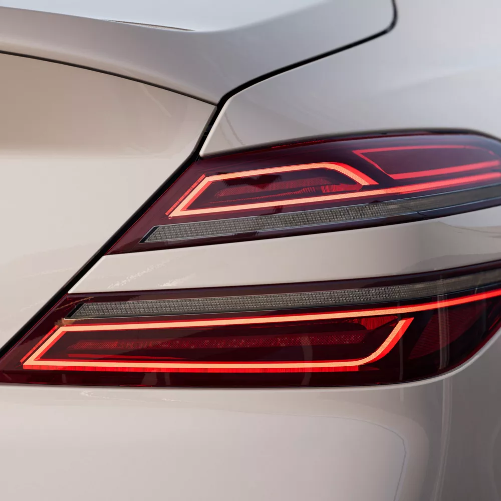 Closeup of G70 tail light.