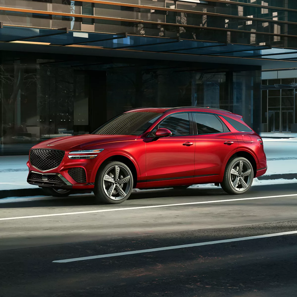 El SUV de rendimiento de lujo Genesis GV70 2025 Genesis USA