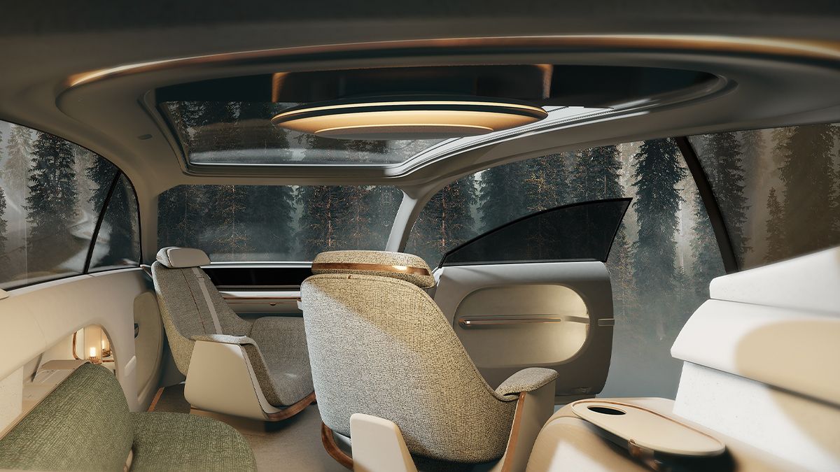 Interior de vehículo Hyundai con concepto ecológico