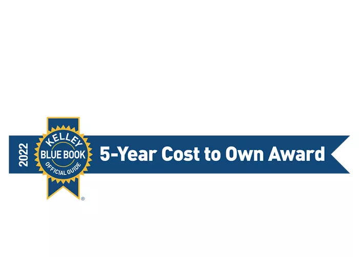 Venue 榮獲 《Kelley Blue Book》評選為 2022 年 5 年擁車成本首選獎 (5-Year Cost to Own Award)
