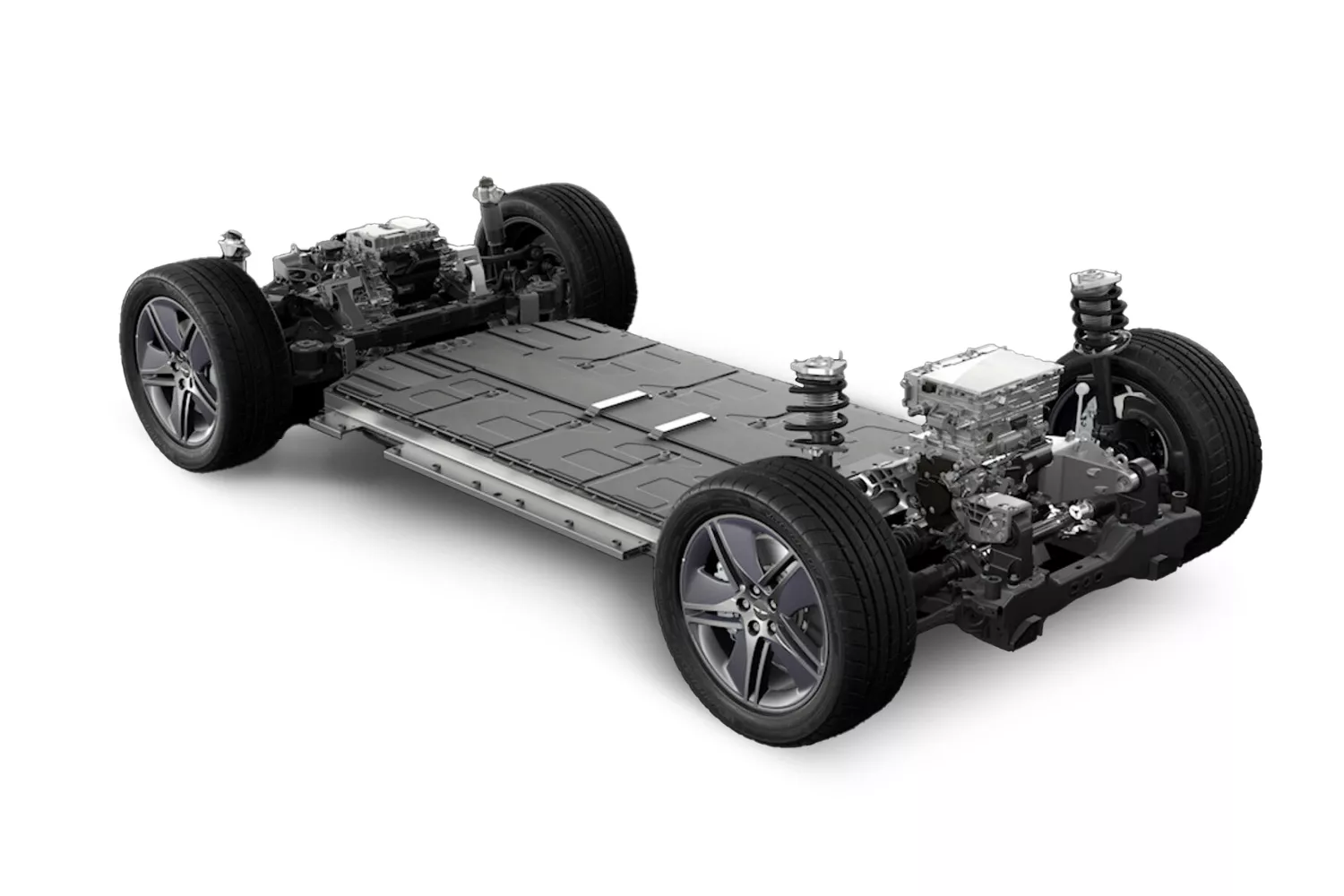 Digital image of chassis on Genesis Electrified GV70