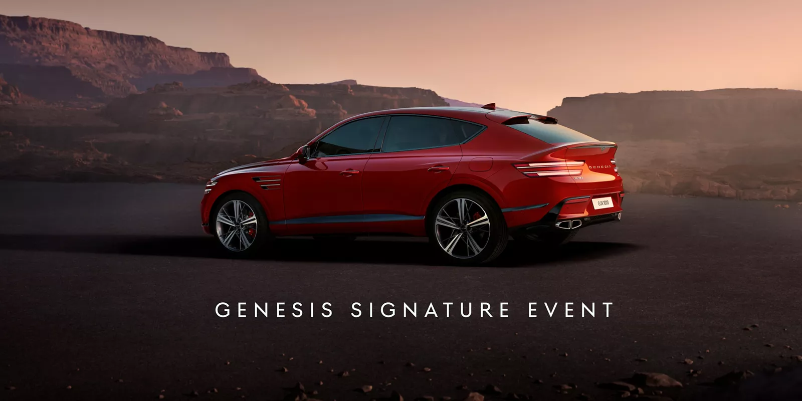 2025 Genesis GV80 Coupe in Mauna Red