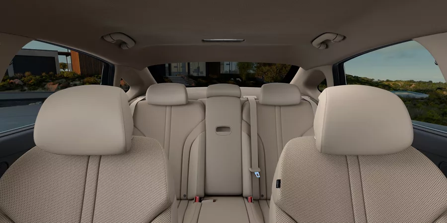 G80 front and rear seats in beige color.