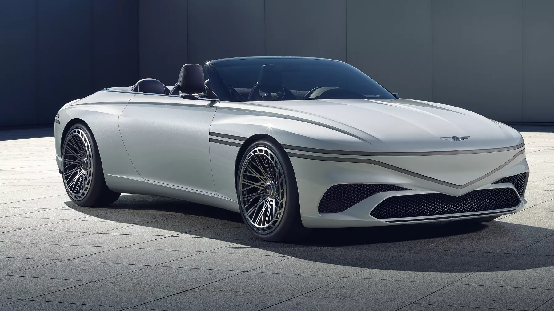 Front view of parked X Convertible Concept. 