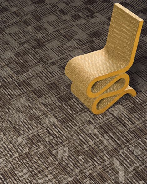 Detail of Interface Cordoba carpet tile with gold chair image number 3