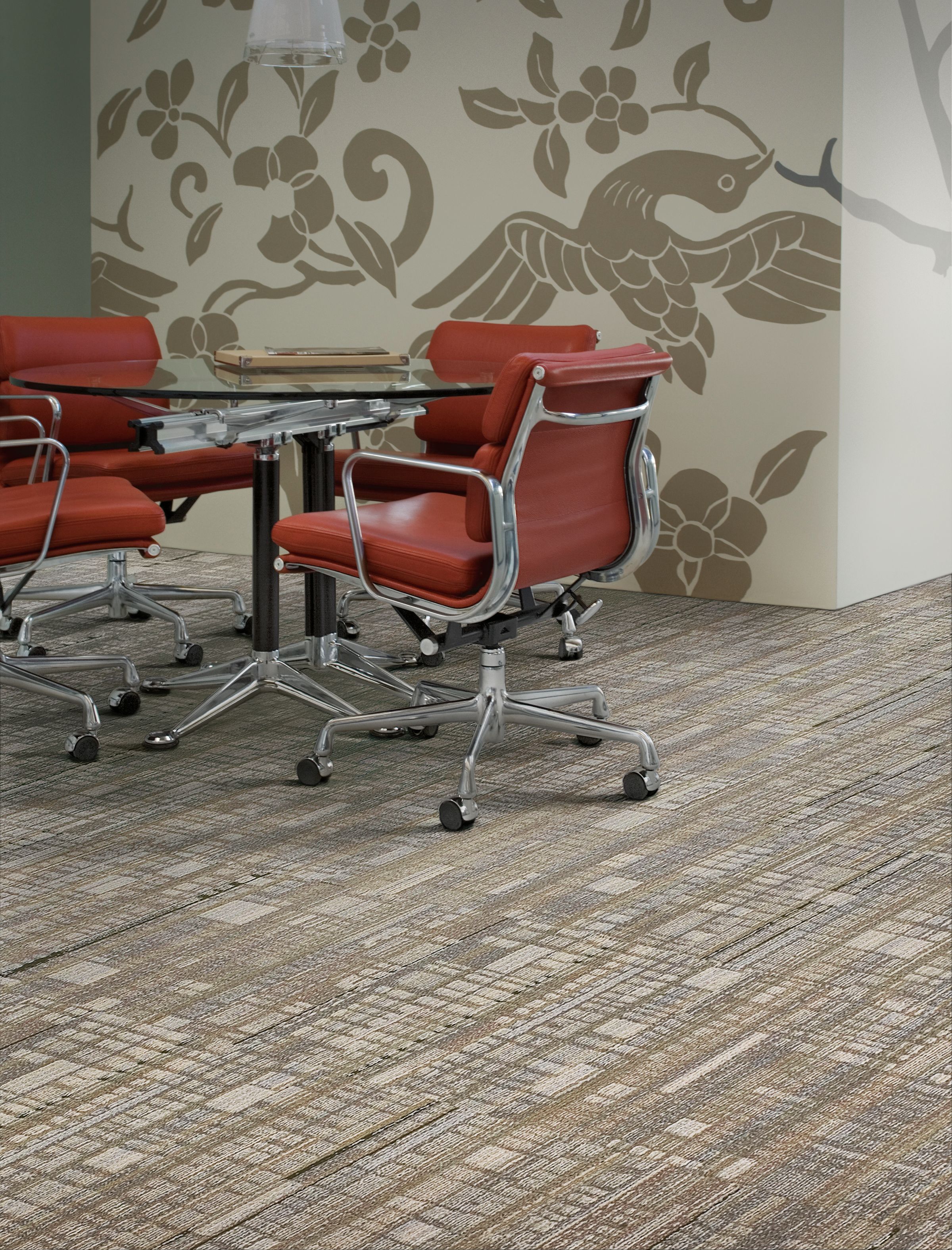 Interface Reissued carpet tile in seating area image number 1