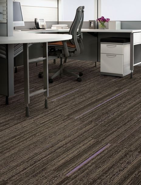 Interface Reincarnation carpet tile in office cubicle area