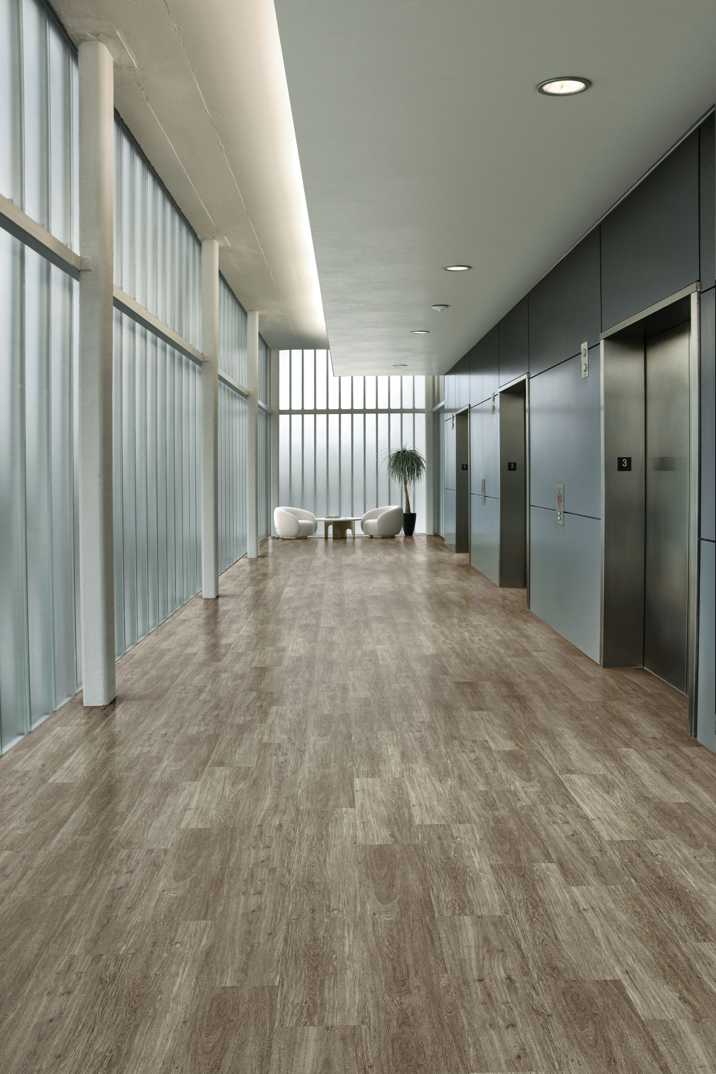 Interface Even Path Woodgrains rigid core in an office common area image number 14