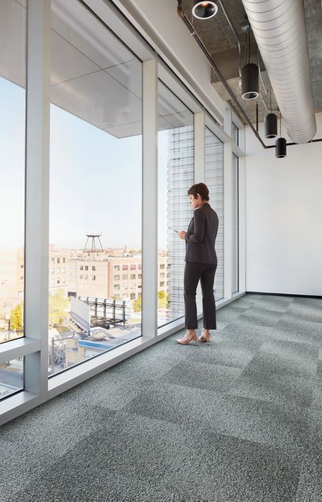 Interface Open Air 416 carpet tile in office