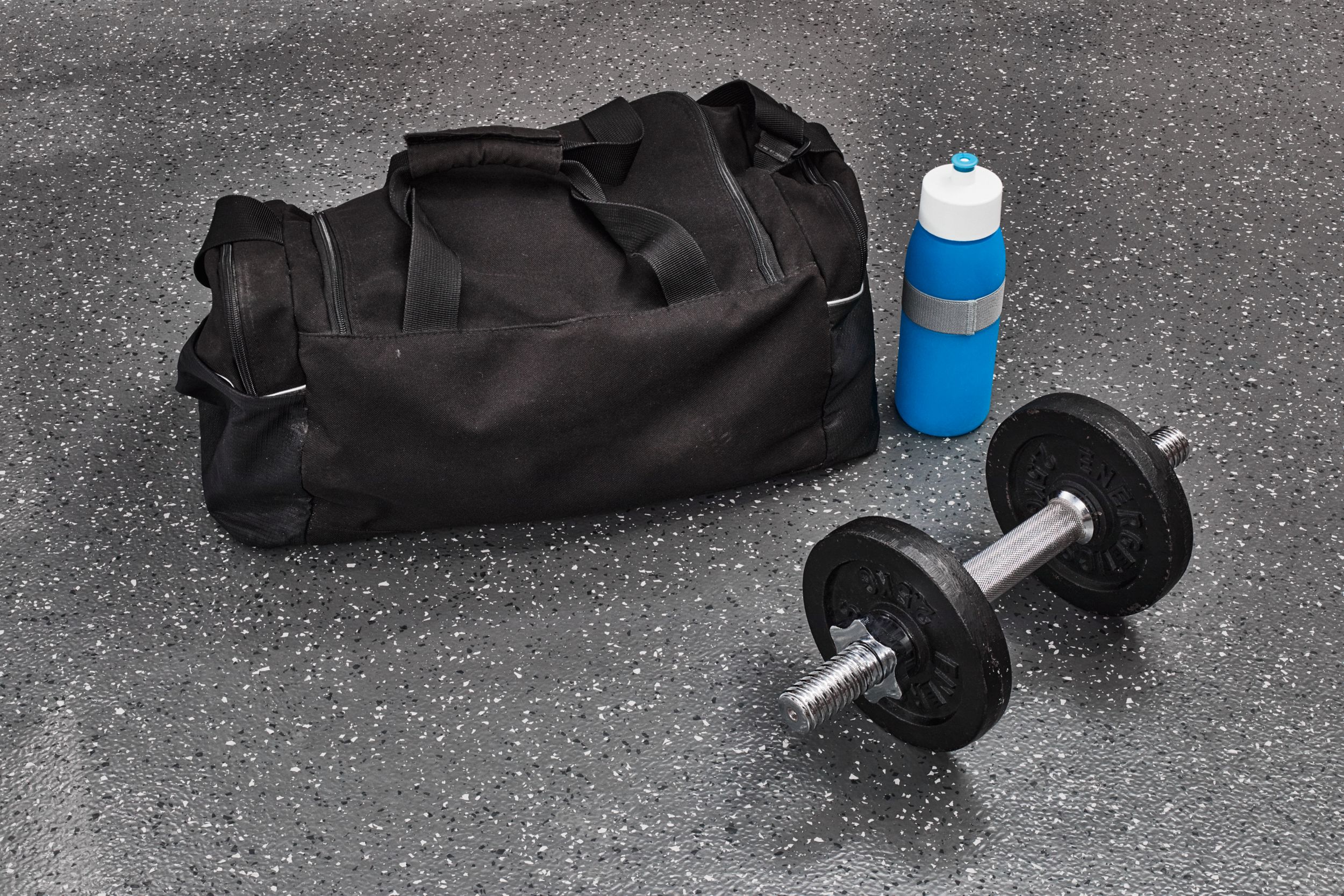 Training equippement with dumbbell on norament 992 grano image number 7