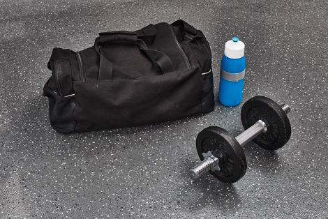 Training equippement with dumbbell on norament 992 grano image number 7