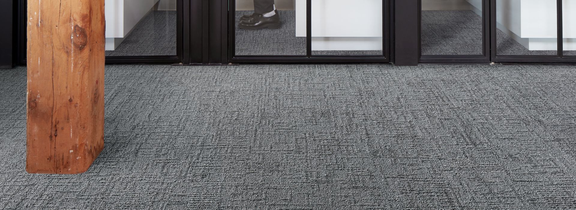 Interface Vintage Kimono carpet tile in office area with focus rooms