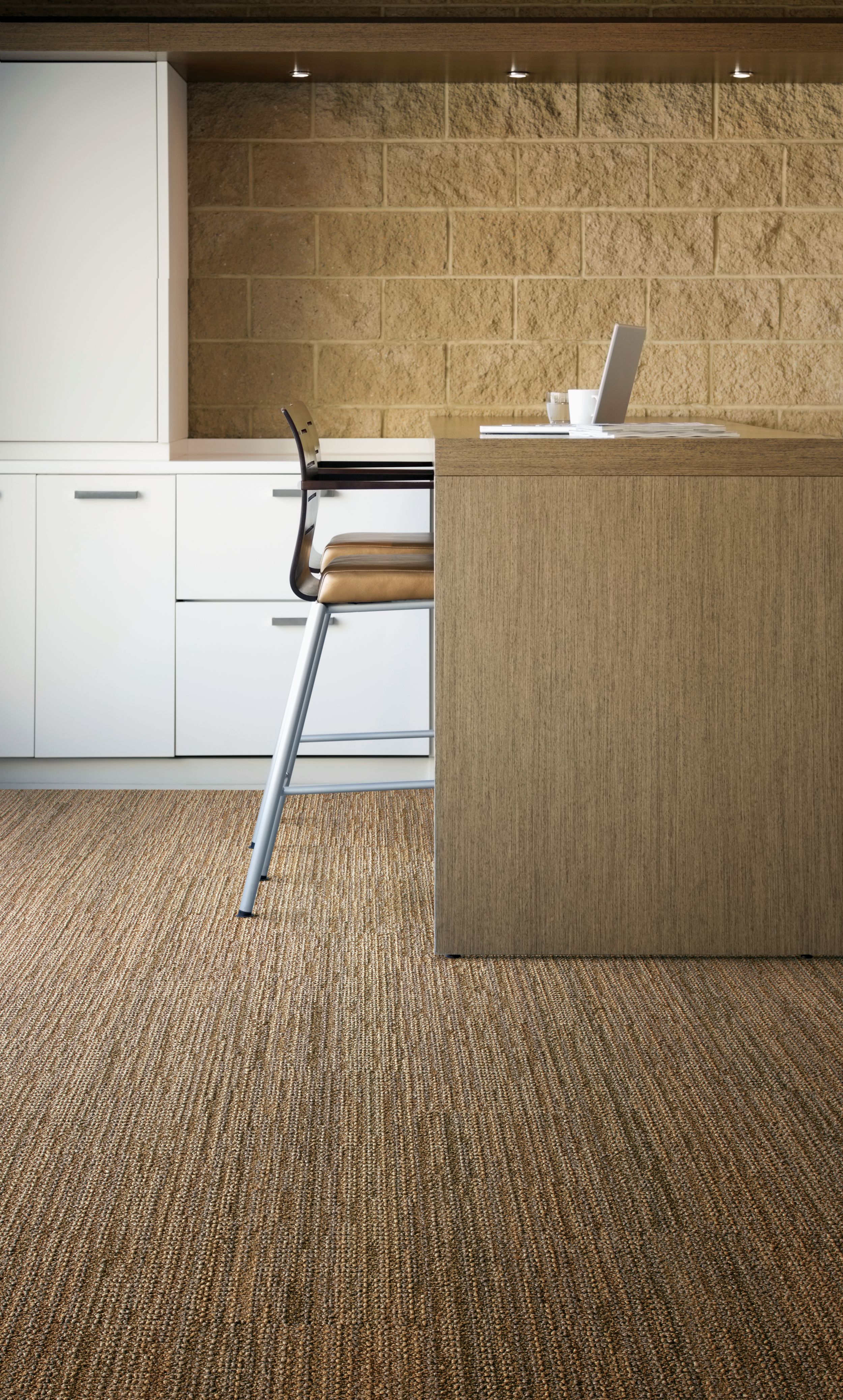Interface Afternoon Light carpet tile in workspace with white file cabinets and desk imagen número 5