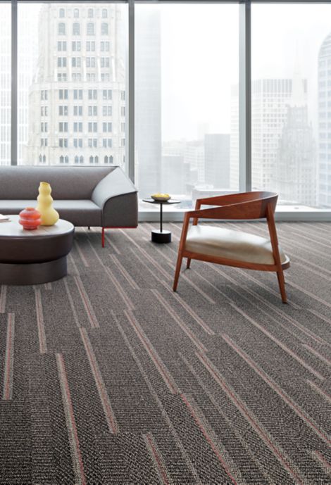 Interface Simple Sash plank carpet tile in common are with chairs afbeeldingnummer 5