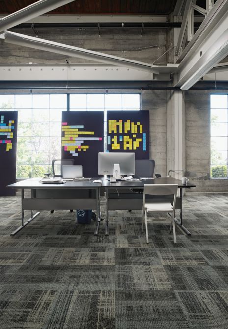 Interface AE310 carpet tile in modern open office