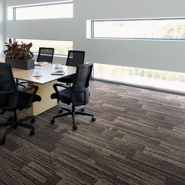 Interface AE311 plank carpet tile in meeting area