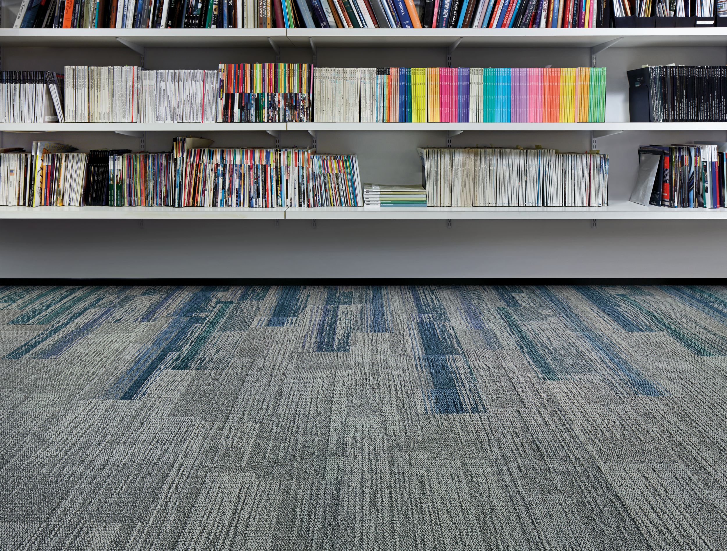 Interface Aerial Flying Colors AE311 and AE315 plank carpet tile in library image number 10